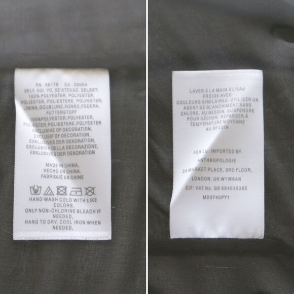 Anthropologie Maeve Size XS Odette Peasant Blouse Floral Print Black - Picture 11 of 11